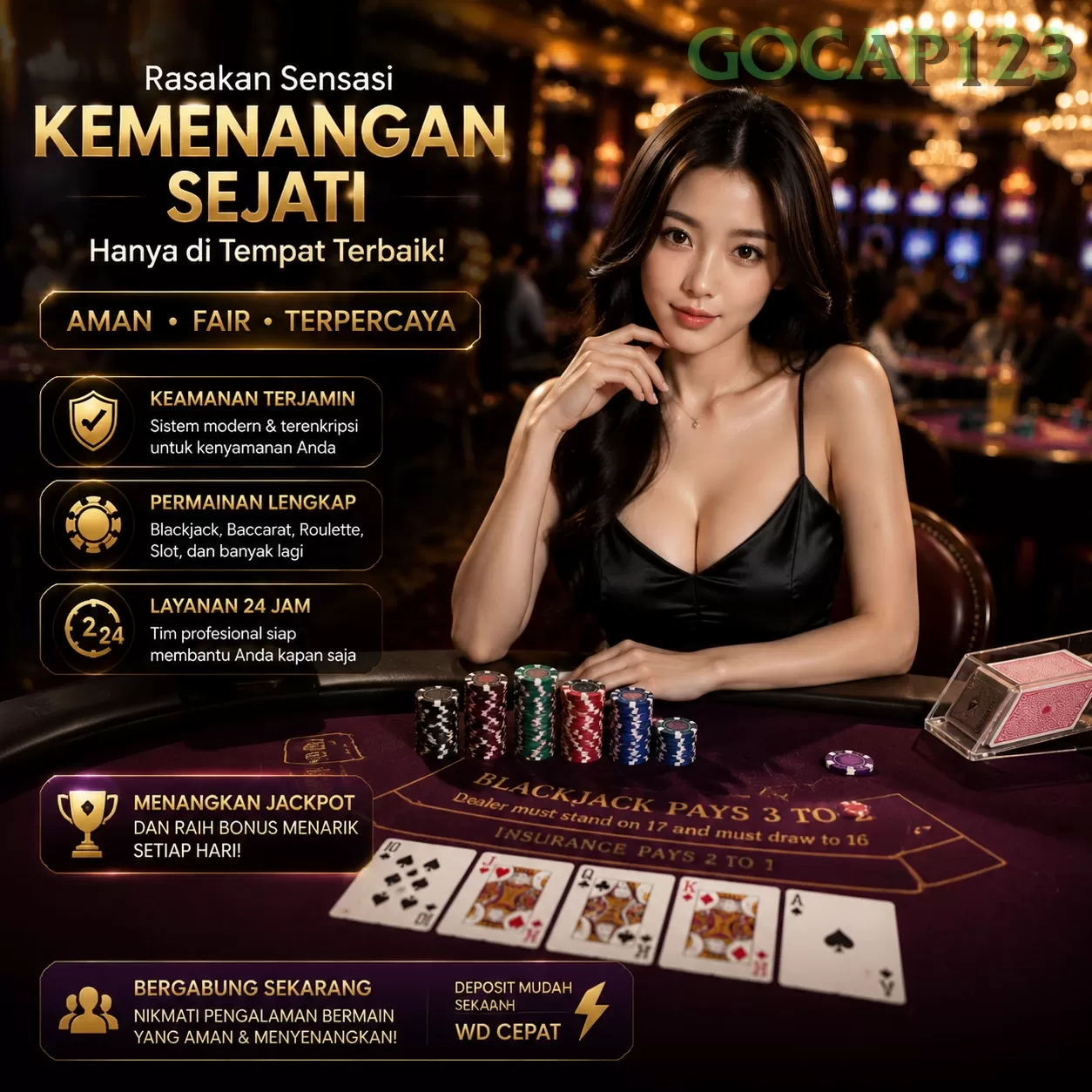 Ikon aplikasi gocap123 resmi